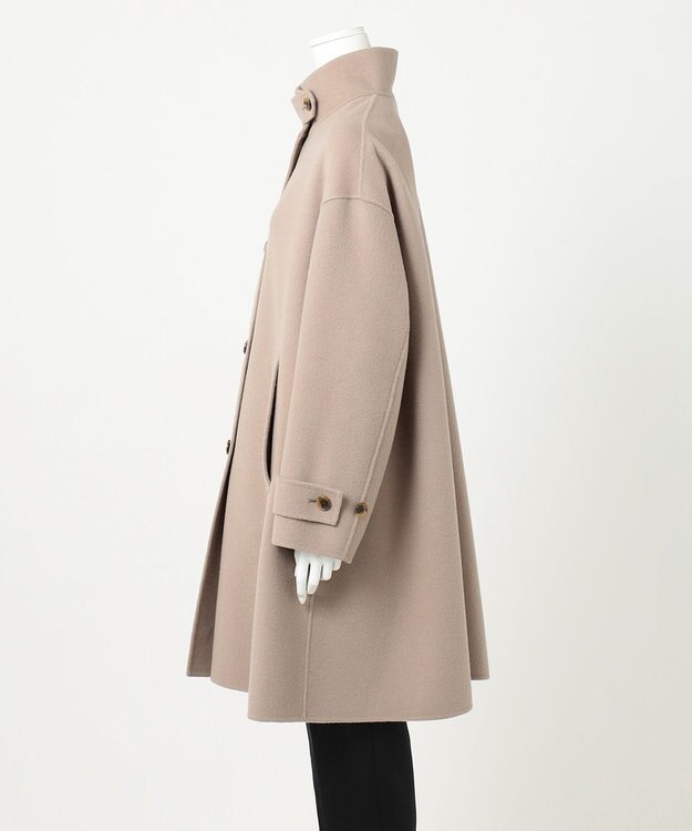 23区 L 【R(アール)】ショートリバー スタンドカラーコート ベージュ系