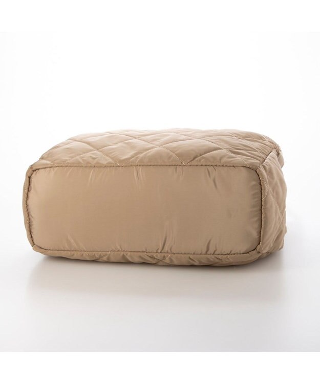 UNBILLION カシュカシュ cachecache / ナイロンキルティング2本手ホーボーバッグ ブラウン