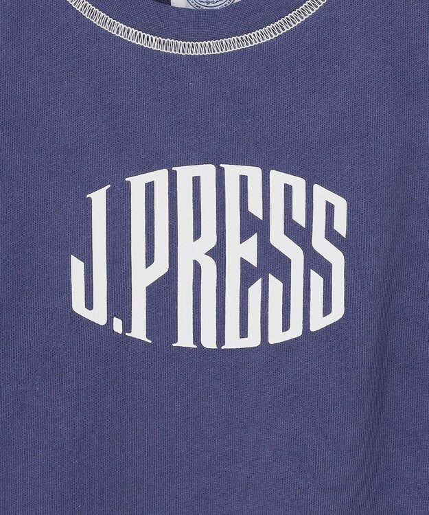 J.PRESS KIDS 【100-130cm】20/2 天竺ロゴ カットソー ダルブルー系