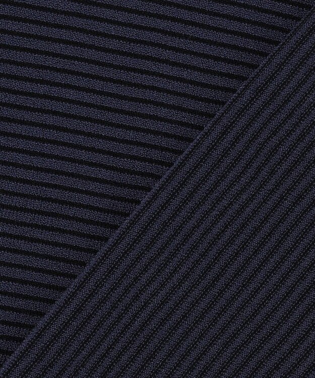 JOSEPH HOMME 【新柄】リュクスレーヨンボーダー　ポロニット ネイビー系1