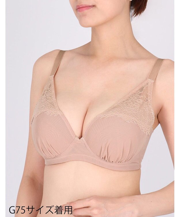 WACOAL ブラジャー 【小さく見せるブラ】 着やせ効果 ボリュームを逃がしてほっそり 脇高設計 Hカップまで対応 大きいサイズ レディース フルカップ BMM322 /ワコール ラズベリー
