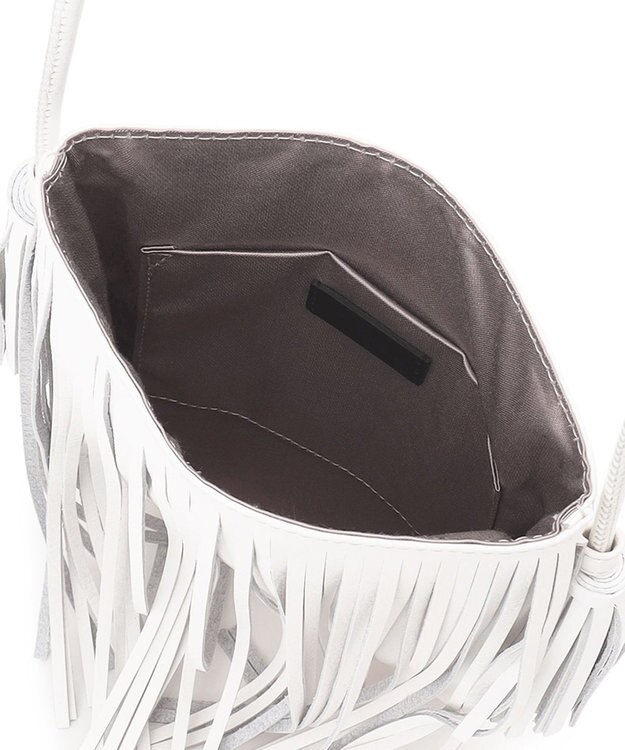 23区 NOMADIS DANCE タッセル ミニ ショルダーバッグ ホワイト系