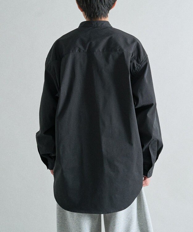 CRAFT STANDARD BOUTIQUE バンドカラーシャツ Black