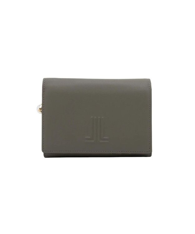 LANVIN en Bleu イエナ 2つ折り中Lファスナー財布 グレー