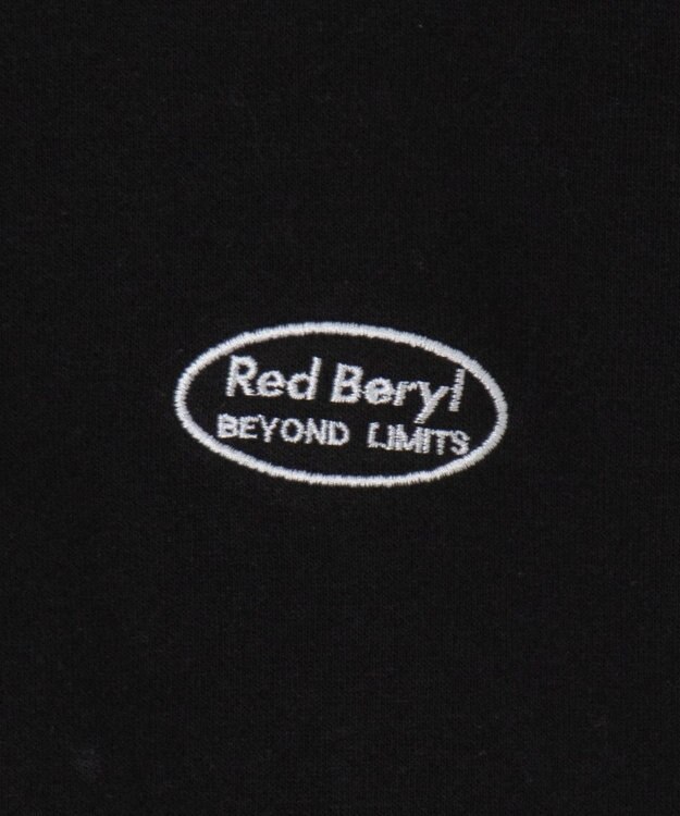 WEGO ワンポイントハーフジッププルオーバー ブラック