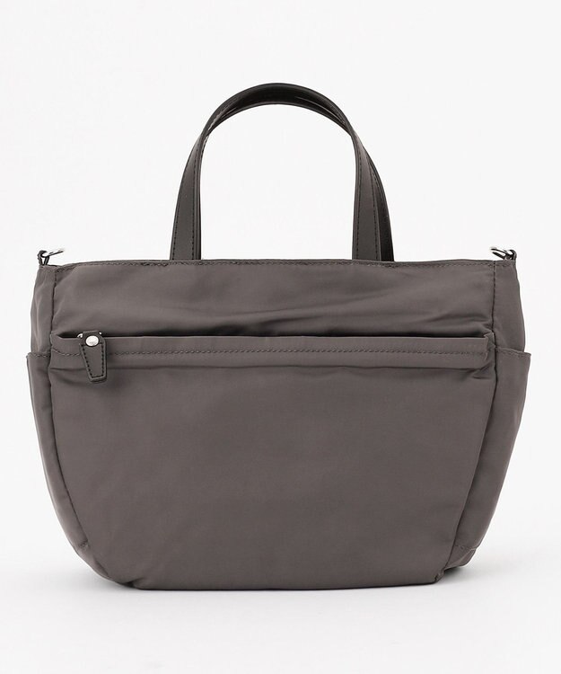 Y'SACCS ポリエステルツイル 2WAYトートバッグ ダークグレー