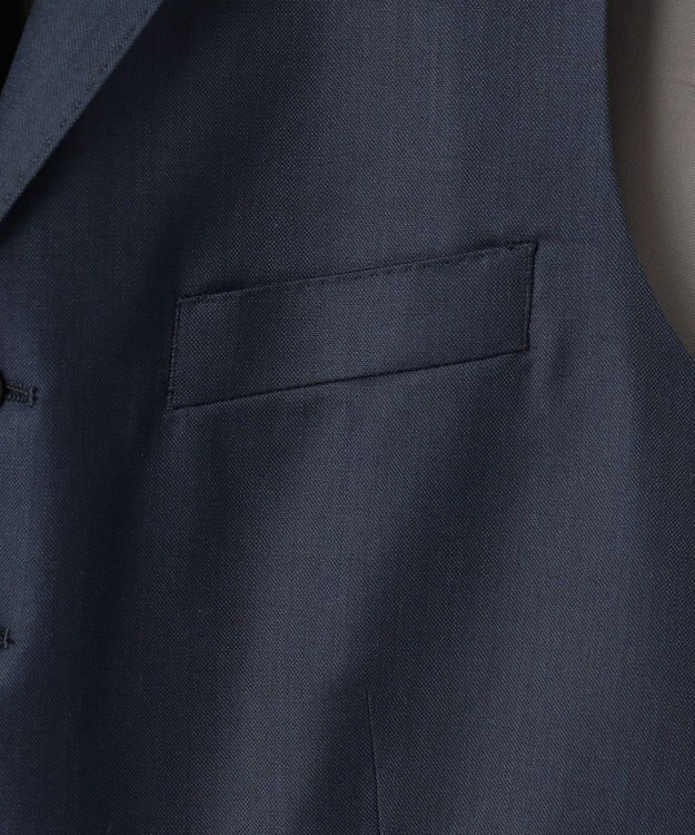 GOTAIRIKU シワになりにくい/通年素材【御幸毛織/みゆきけおり】Superio160 ベスト_ダークグリーン ダークグリーン系8