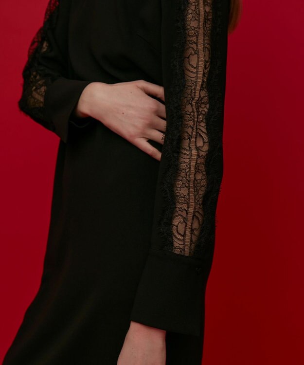 BEIGE， 【S-size】AMELOT / サックドレス Black