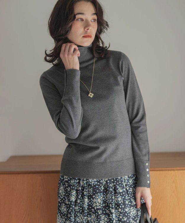 組曲 S ニューシックタートル ニット グレー系