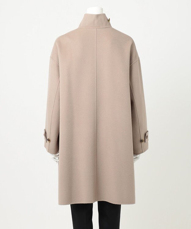 23区 L 【R(アール)】ショートリバー スタンドカラーコート ベージュ系