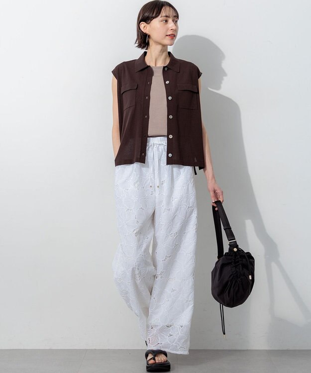 23区 【CanCam掲載/WEB&一部店舗限定カラーあり】ドロ－ストリング ショルダーバッグ(M) ブラック系