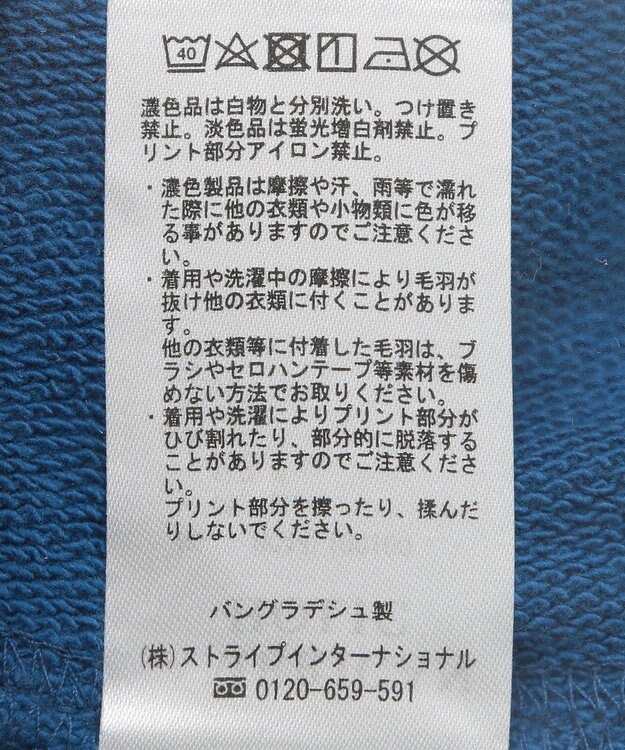 AMERICAN HOLIC ＦＯＯＴＢＡＬＬ　フーディーＢＩＧスウェット Blue