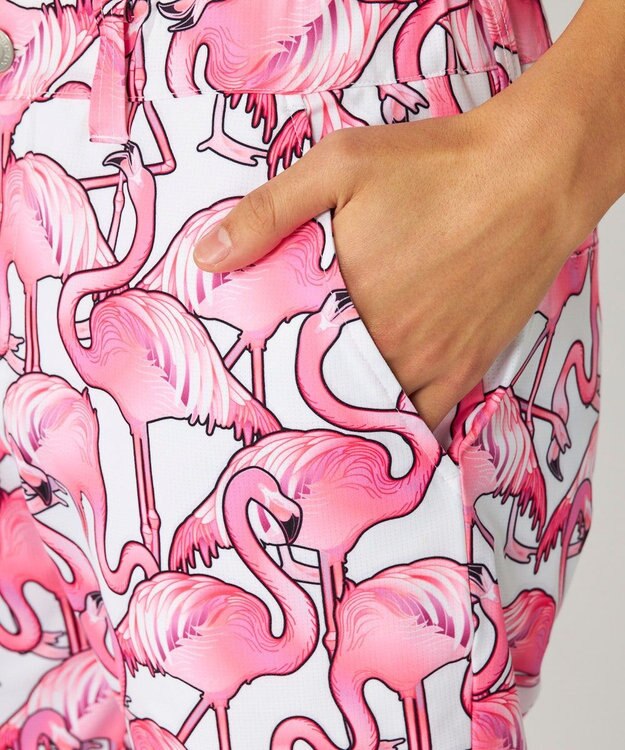 FILA GOLF／marie claire 【Loudmouth】柄ロングパンツ Pink Panic