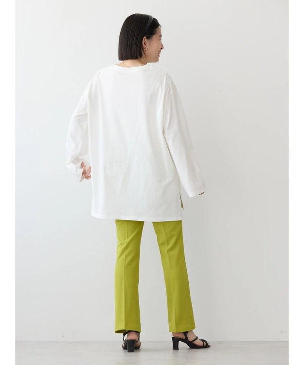 AMERICAN HOLIC アシンメトリー切替カットチュニック Off White