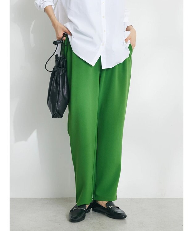 CRAFT STANDARD BOUTIQUE ストレッチカラーイージーパンツ Green