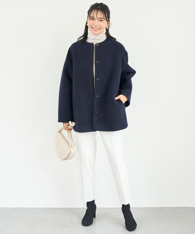 UNFILO L ボンディング フォルムコート ネイビー