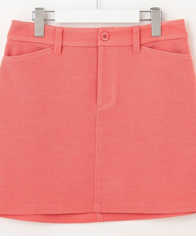 23区GOLF 秋冬の暖か定番スカート！【WOMEN】クロスサーモツイル 台形スカート ピンク系