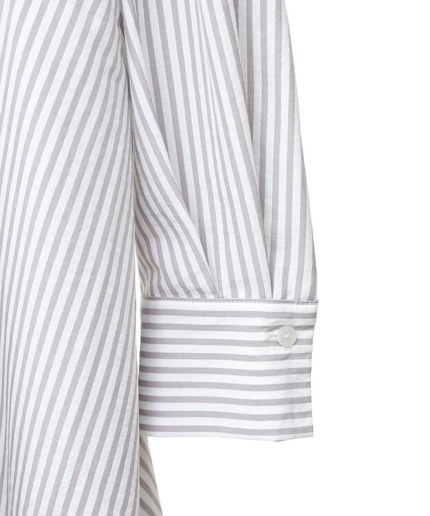 earth music&ecology ドロストシャツワンピース Stripe