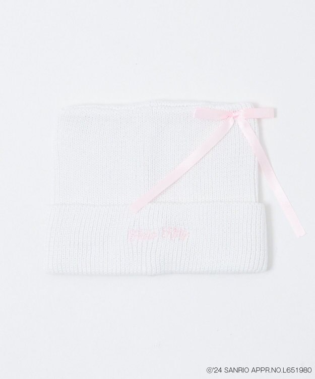 WEGO 【サンリオ】HELLOKITTYコラボキティニットキャップ ホワイト
