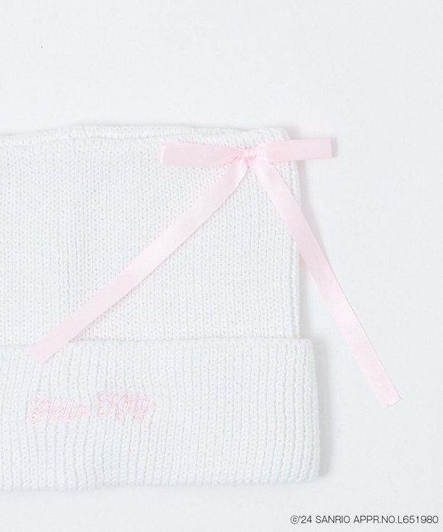 WEGO 【サンリオ】HELLOKITTYコラボキティニットキャップ ホワイト
