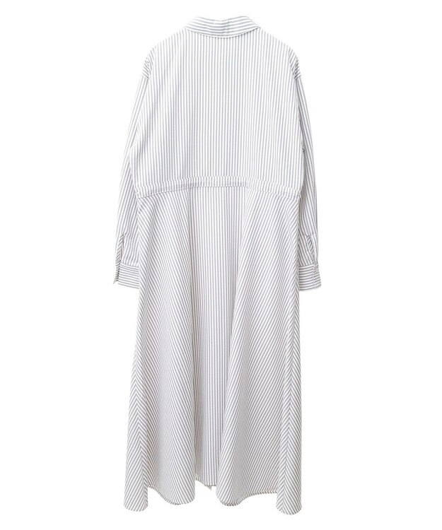earth music&ecology ドロストシャツワンピース Stripe