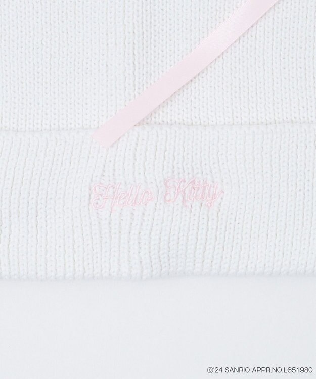 WEGO 【サンリオ】HELLOKITTYコラボキティニットキャップ ホワイト