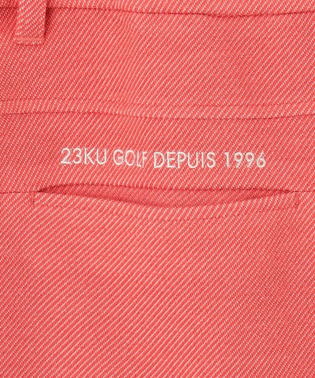 23区GOLF 秋冬の暖か定番スカート！【WOMEN】クロスサーモツイル 台形スカート ピンク系