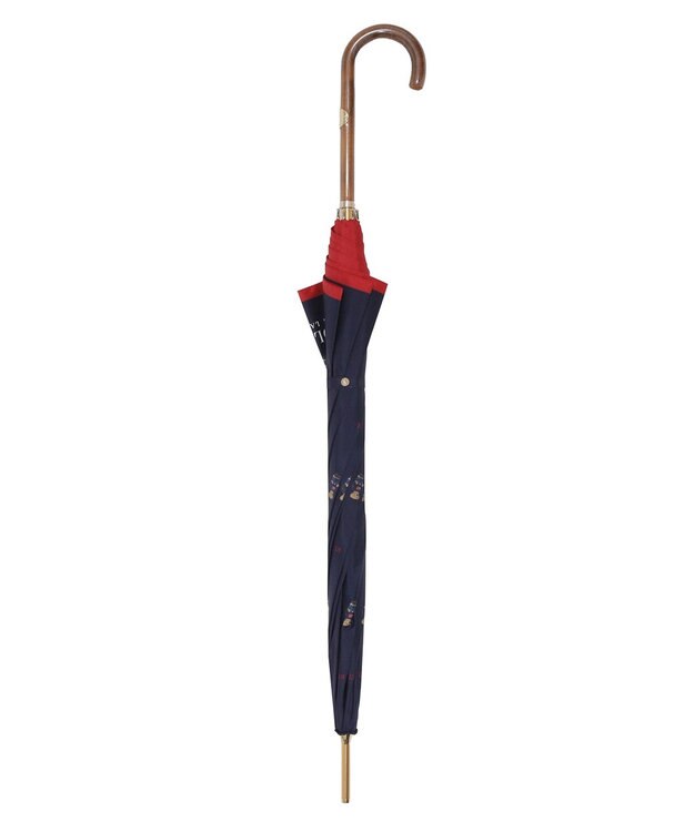 MOONBAT POLO RALPH LAUREN（ポロ ラルフローレン） 長傘 FLAG BEAR ポロベア ドット ネイビーブルー