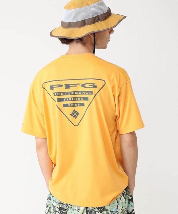 Columbia Columbia/ ディスペアベイオムニフリーズゼログラフィックショートスリーブTシャツ /コロンビア Summer Orange