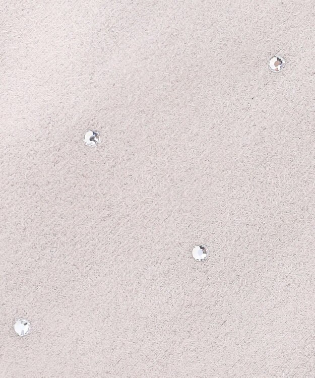 ANY SIS シャインストーン グローブ ライトグレー