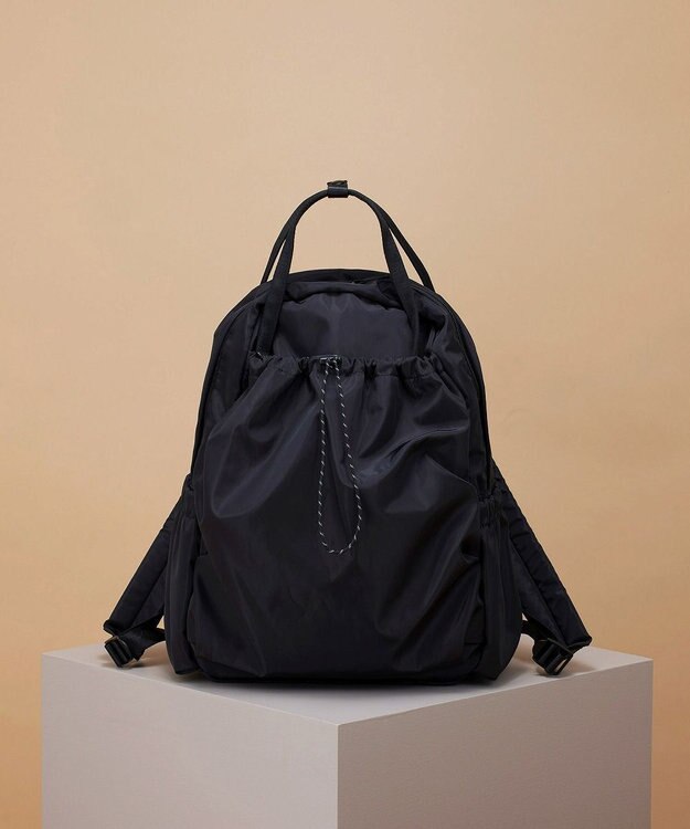 TOPKAPI 【TREASURE TOPKAPI】ドローストリング リュック / バッグパック ブラック