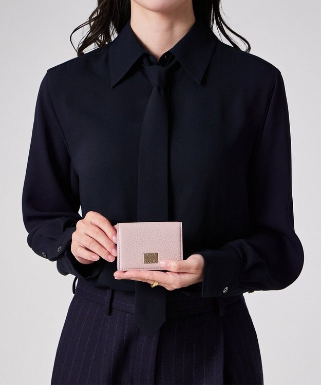 Paul Smith メタルクロップドロゴ 3つ折り財布 ライラック