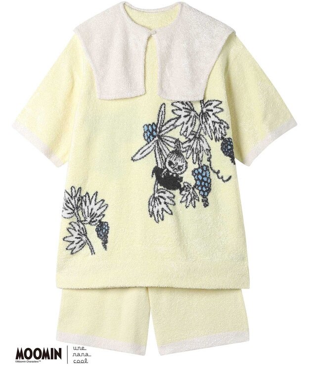 une nana cool 【ムーミン】MOOMIN × une nana ccol　プルオーバー&ハーフパンツセット CR