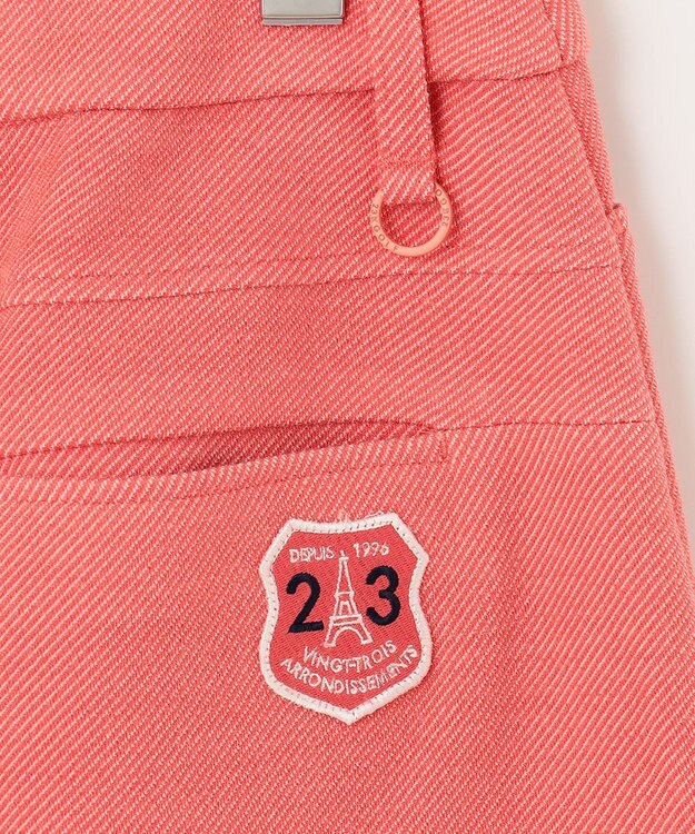 23区GOLF 秋冬の暖か定番スカート！【WOMEN】クロスサーモツイル 台形スカート ピンク系