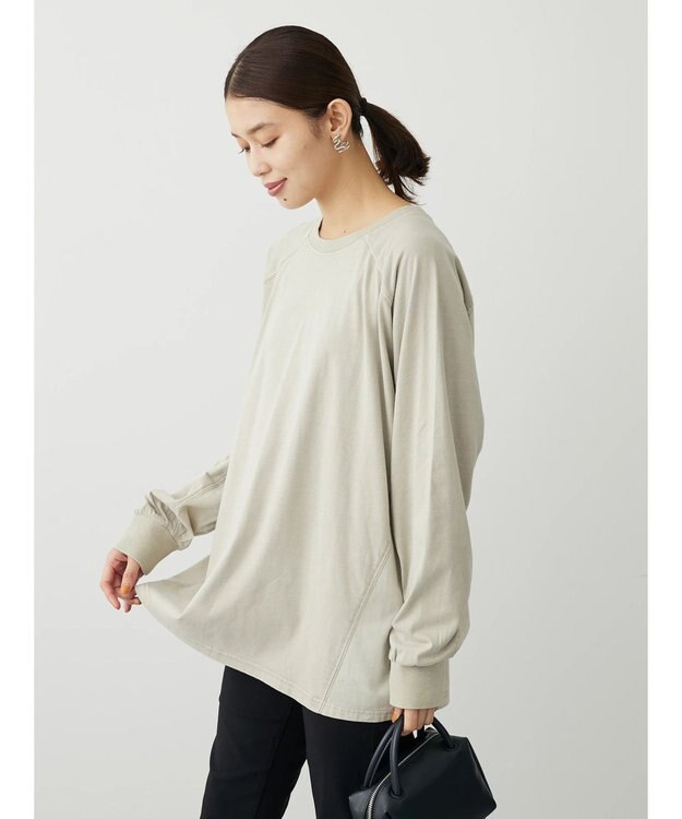 Green Parks ピグメントドッキングチュニック Beige