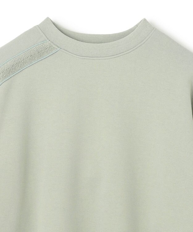 BEIGE， 【BEIGE,ecru/WEB限定・洗える】LOOP BACK / コットンスウェットリブトップス Leaf