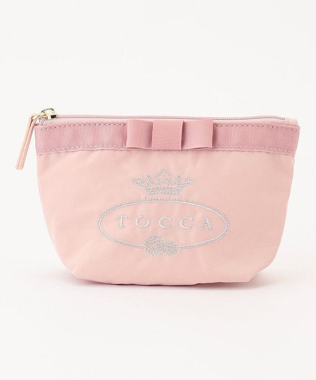 TOCCA 【WEB限定＆一部店舗限定】POINT OF RIBBON POUCH ポーチ ピンク系