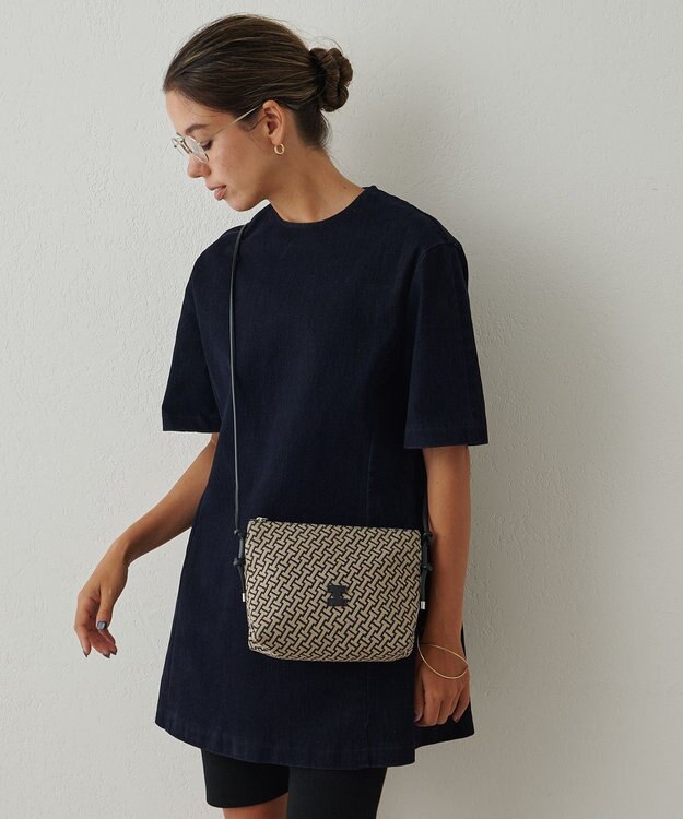 IACUCCI 【予約】モノグランマ ポーチSD JACQUARD/RUGA ブラック