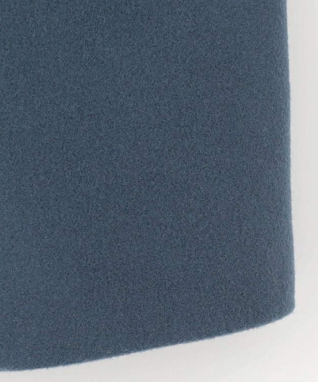 J.PRESS LADIES L Jackal 140sソフトメルトン Pコート ダルブルー系