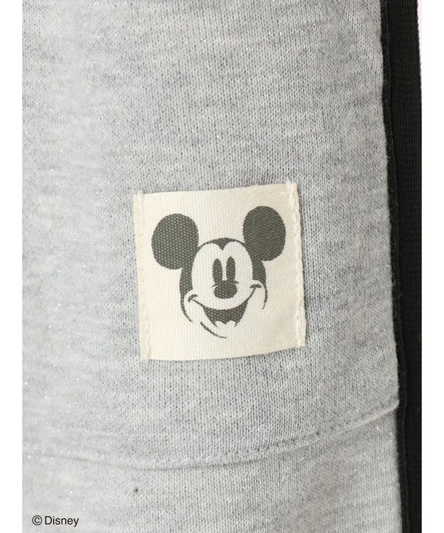 Green Parks Ｄｉｓｎｅｙ／ラメ裏毛ラインスカート Gray Mixture