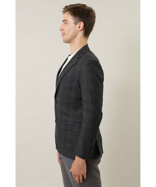 DAKS ウールストレッチジャケット グレー