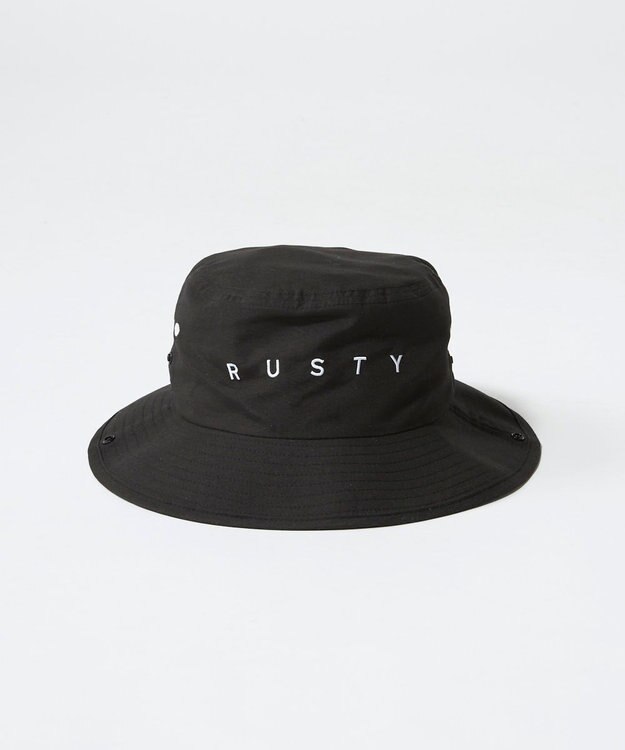 OP／FILA 【RUSTY】Front刺繍ビーチハット ブラック