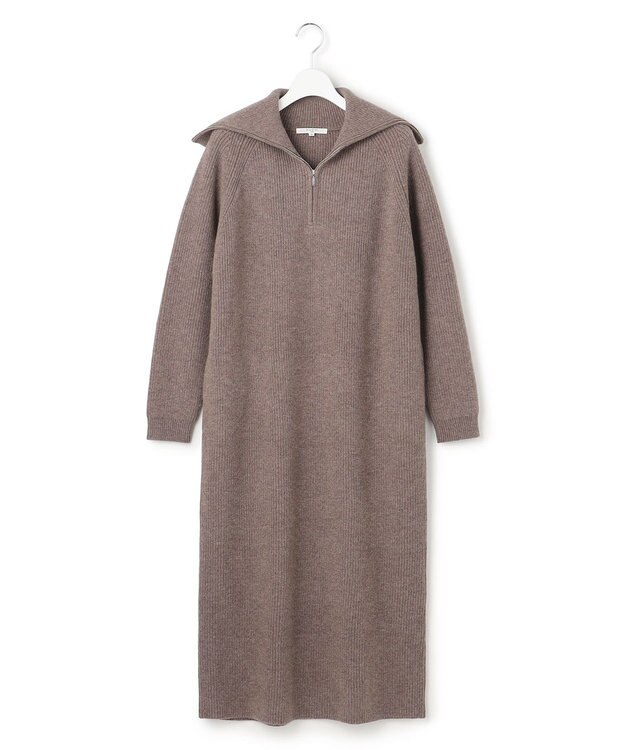 23区 S 【SLOW/一部店舗限定】ソフトウール ニット ワンピース ブラウン系