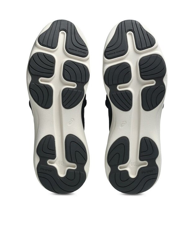 ASICS WALKING ゲルラシーロ レディース E相当 ブラック×ダークグレー