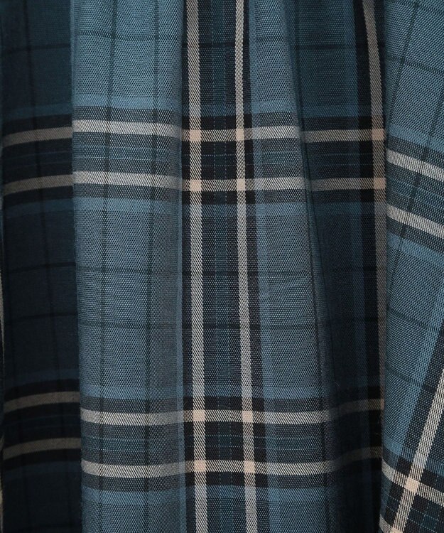 Green Parks ボウタイリボン付裾バルーンシャツワンピース Green