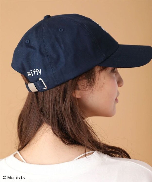 Green Parks Ｍｉｆｆｙ／フラワー刺繍キャップ Navy