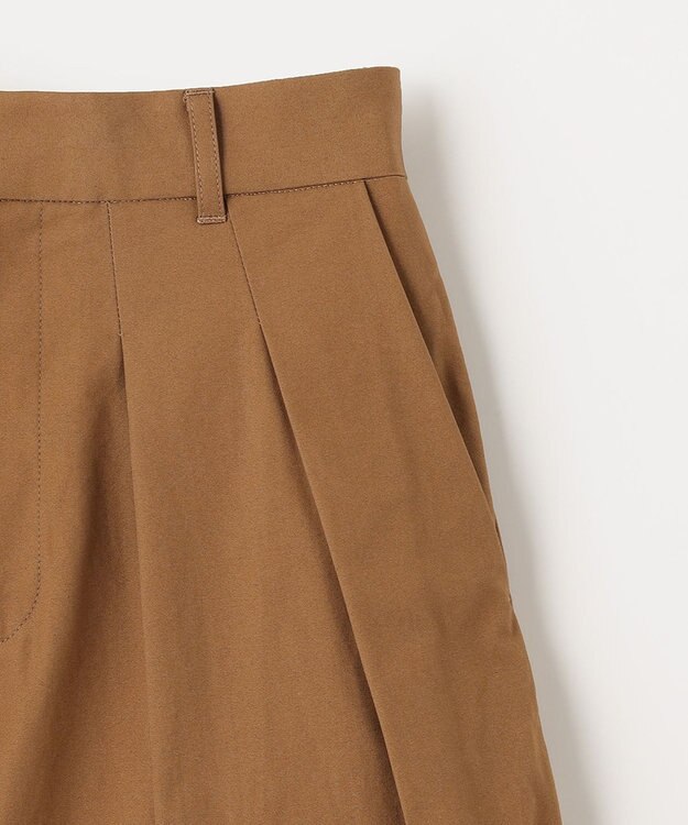 NAVE 【Nave】ライトキャンバス タックパンツ キャメル系