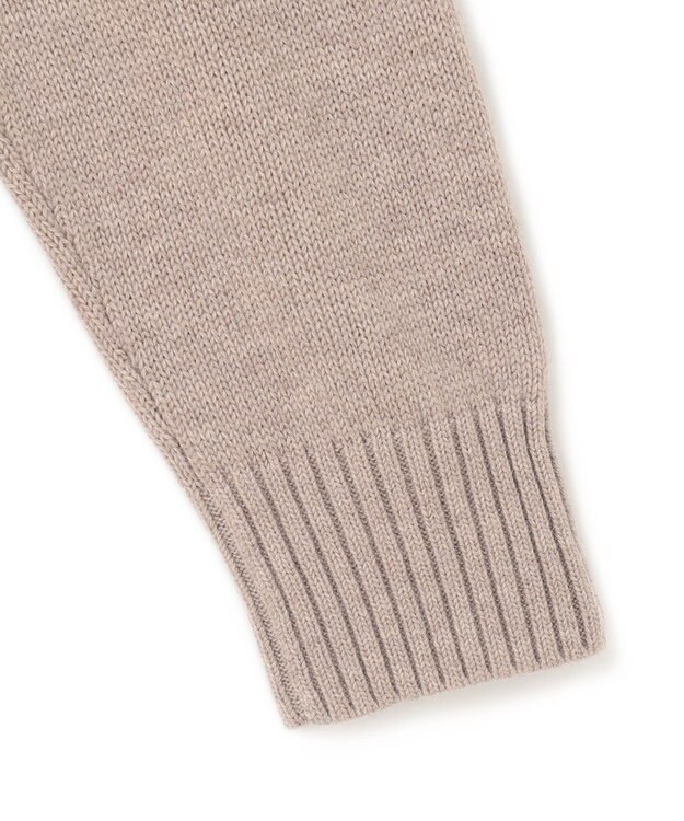 BEIGE， 【洗える】LEADER / フェイクレザーポケットオーバーサイズカーディガン Taupe