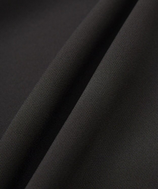 AMERICAN HOLIC 【イージーケア】タックストレートパンツ Black