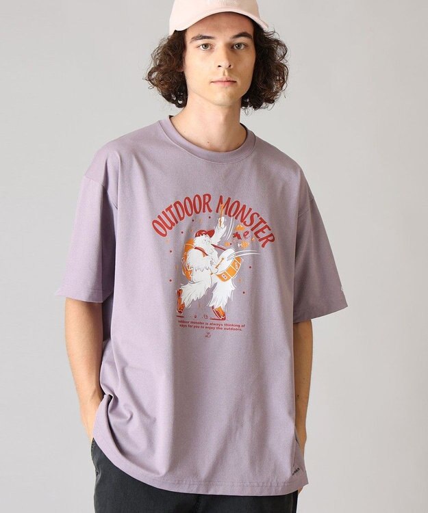 Columbia Columbia/ リトルベアロックグラフィックショートスリーブTシャツ /コロンビア Shale Purple Kodo Print